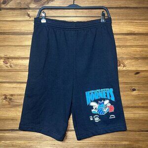 Vintage Charlotte Hornets Shorts Mens Medium Nutmeg Mills Logo Shorts Sweats USA